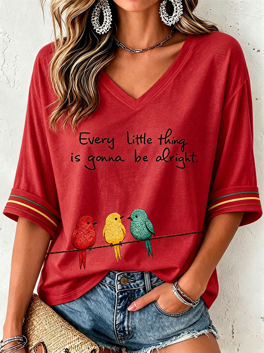 T-shirt pour femmes «Tout va bien se passer»