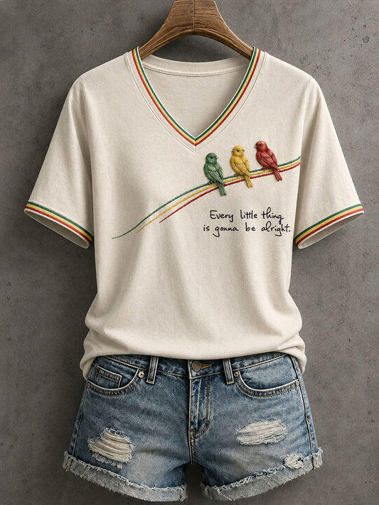 T-shirt pour femmes «Tout va bien se passer»