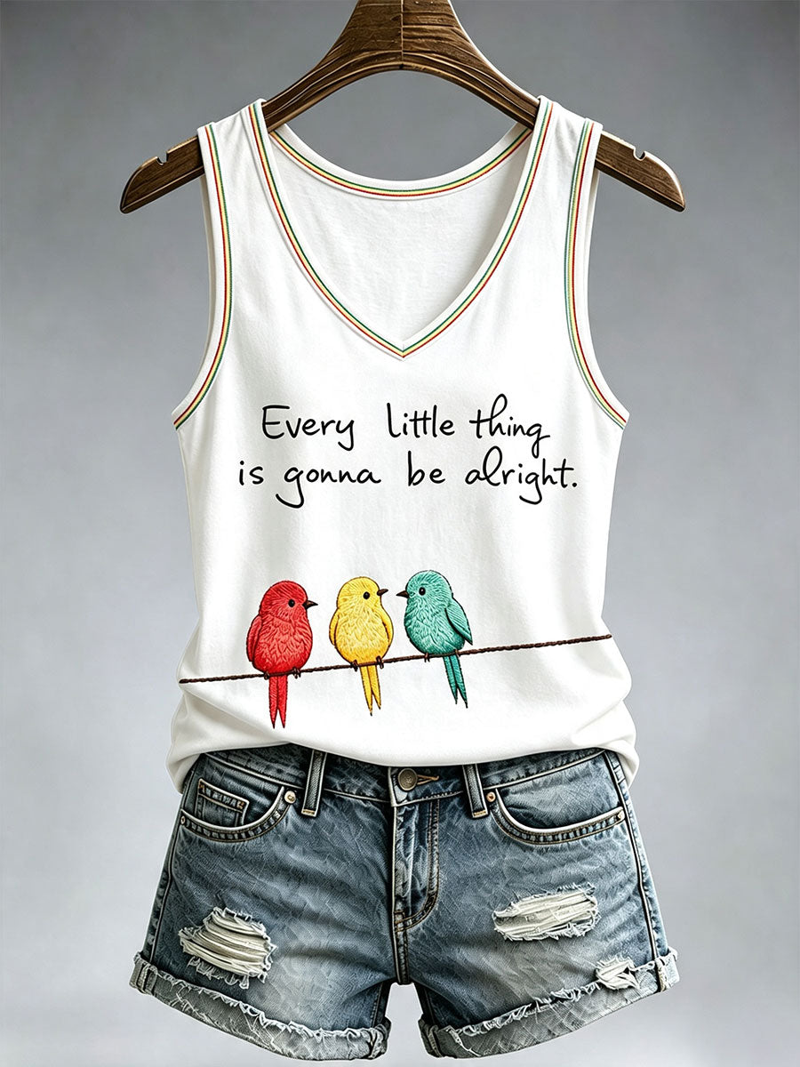 Débardeur Every Little Thing Is Gonna Be Alright pour femme