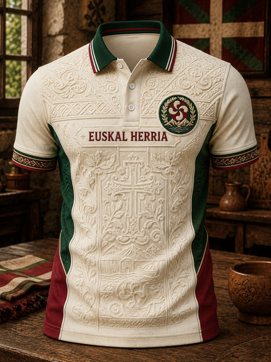 Chemise pour homme à imprimé Pays basque