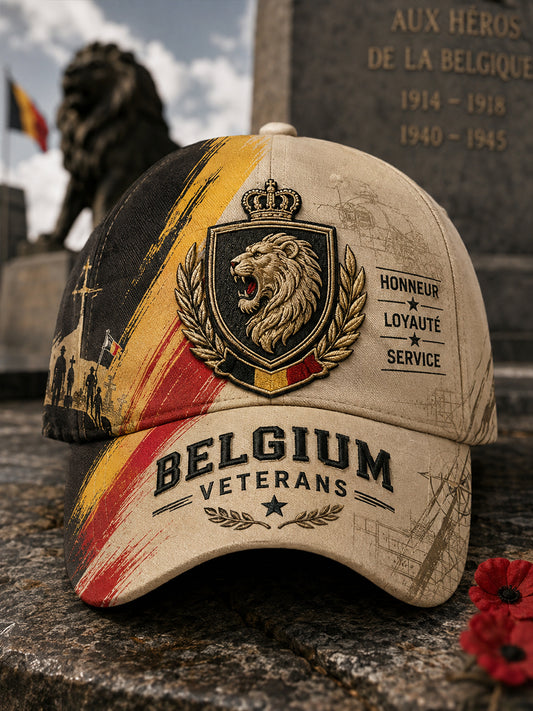 Casquette militaire commémorative style vintage pour homme