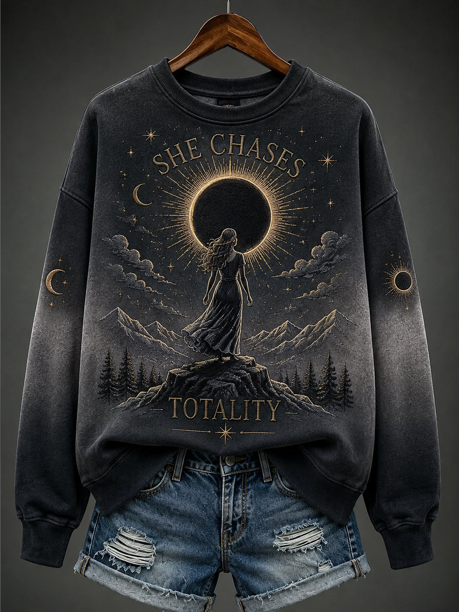 Sweatshirt She Chases Totality pour femme