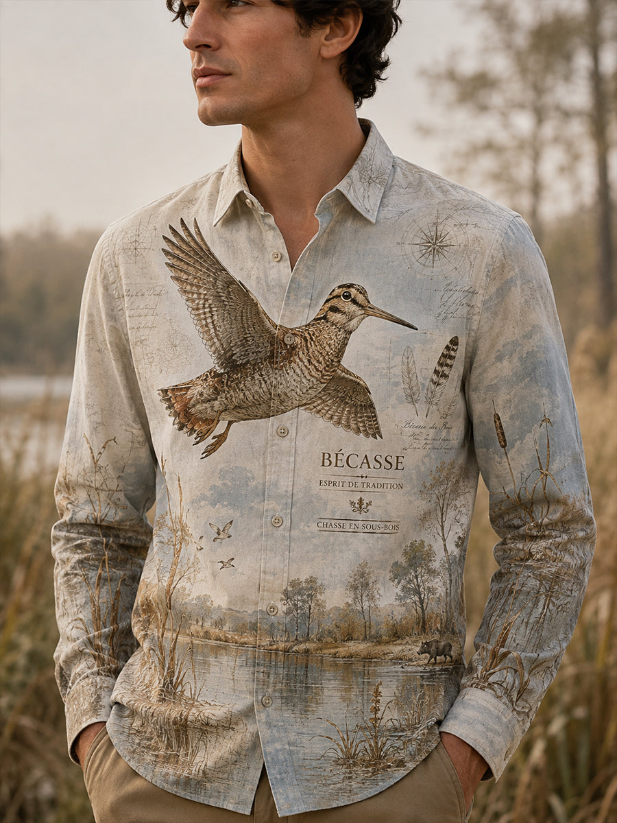 Chemise French Hunting Season Waffle Homme