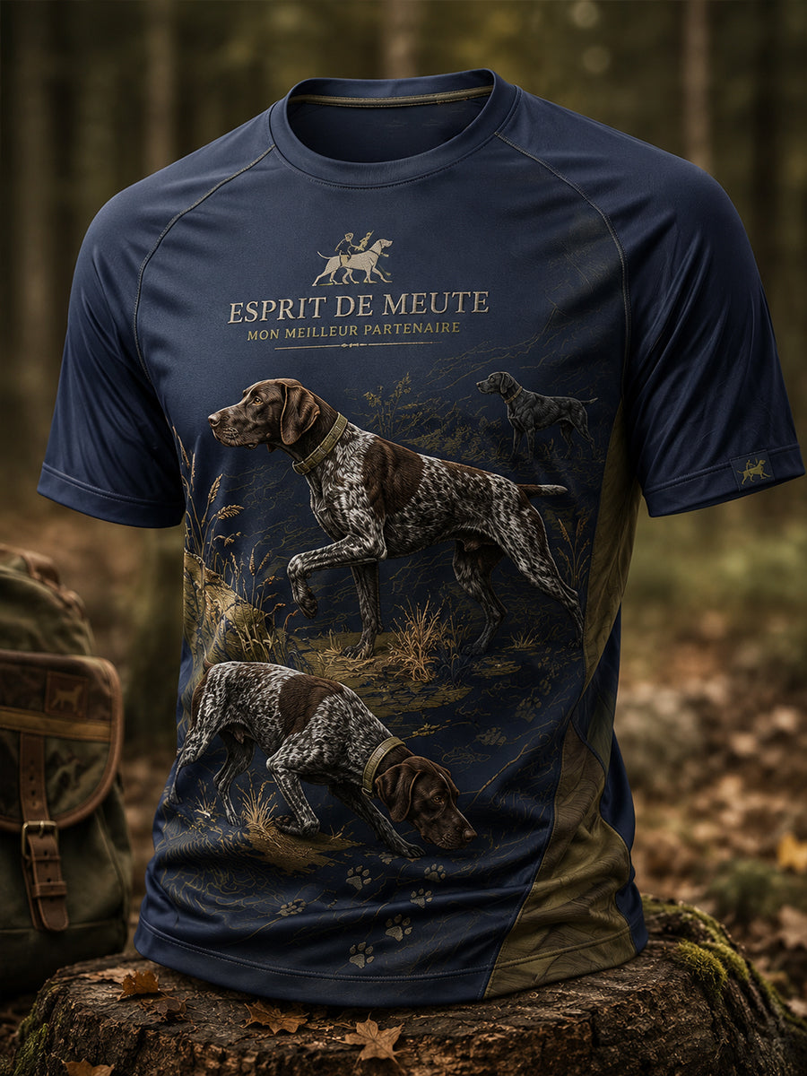 T-shirt à manches courtes French Hunting Season Homme