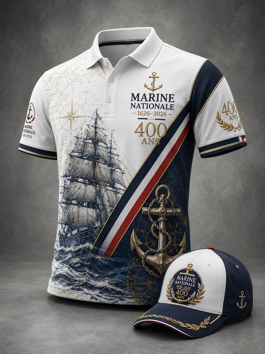 T-shirt manches courtes bleu marine pour homme