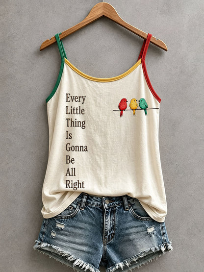 Débardeur Every Little Thing Is Gonna Be All Right Femme