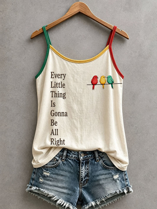 Débardeur Every Little Thing Is Gonna Be All Right Femme