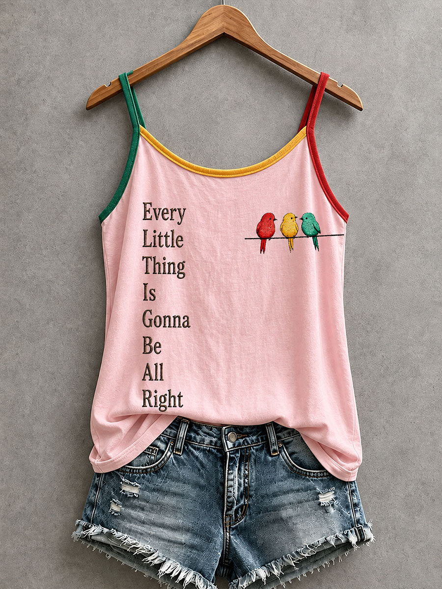 Débardeur Every Little Thing Is Gonna Be All Right Femme