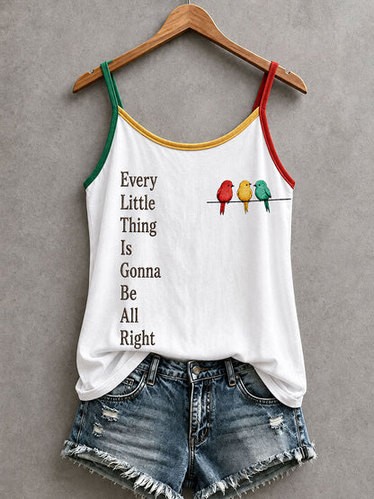 Débardeur Every Little Thing Is Gonna Be All Right Femme