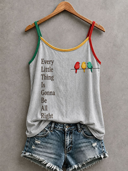 Débardeur Every Little Thing Is Gonna Be All Right Femme