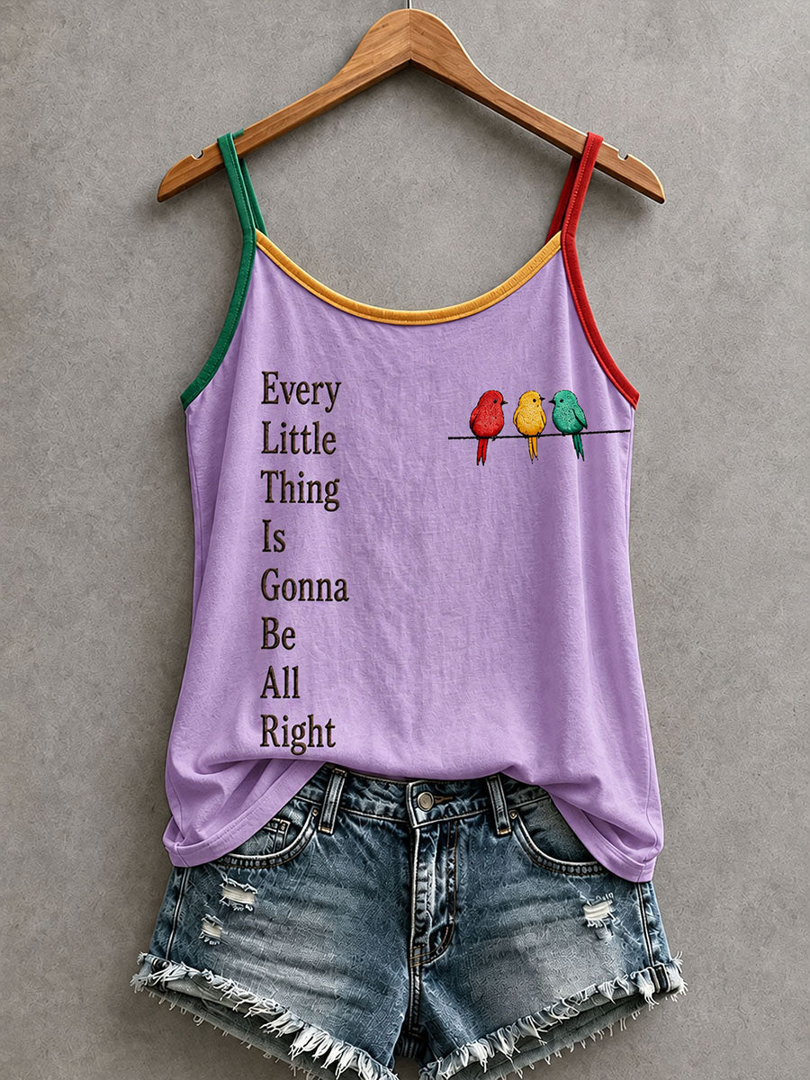 Débardeur Every Little Thing Is Gonna Be All Right Femme