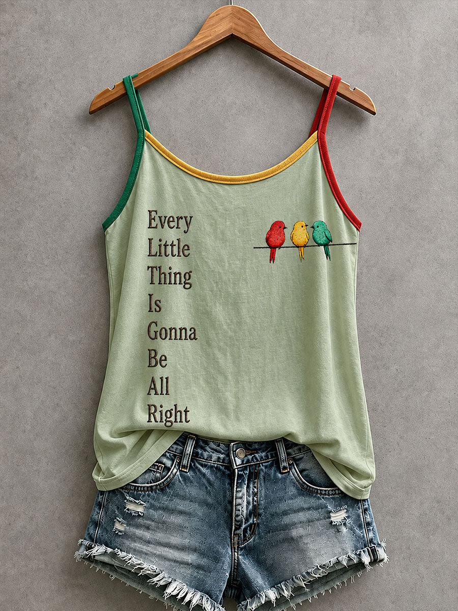 Débardeur Every Little Thing Is Gonna Be All Right Femme