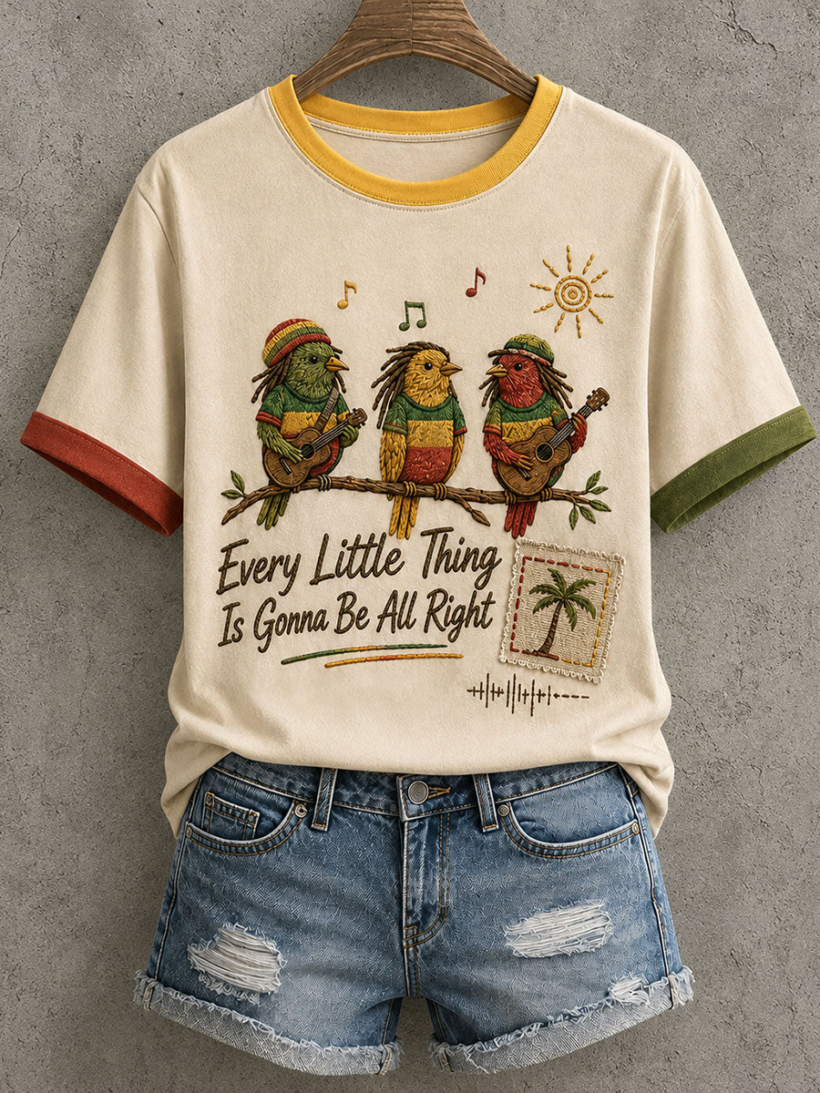 T-shirt pour femme «Tout ira bien»