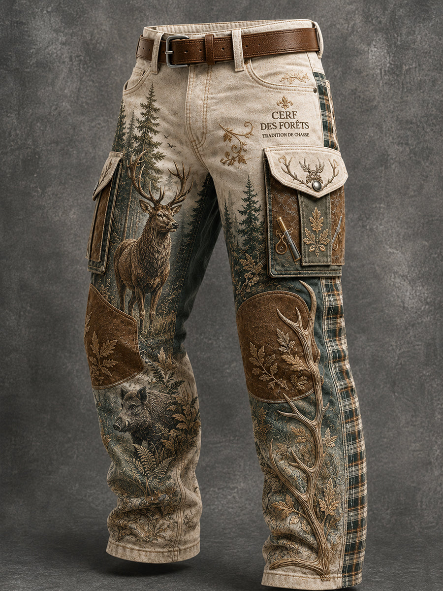 Pantalons de travail décontractés French Hunting Season pour hommes