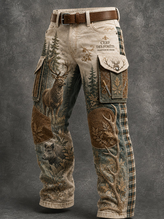 Pantalons de travail décontractés French Hunting Season pour hommes