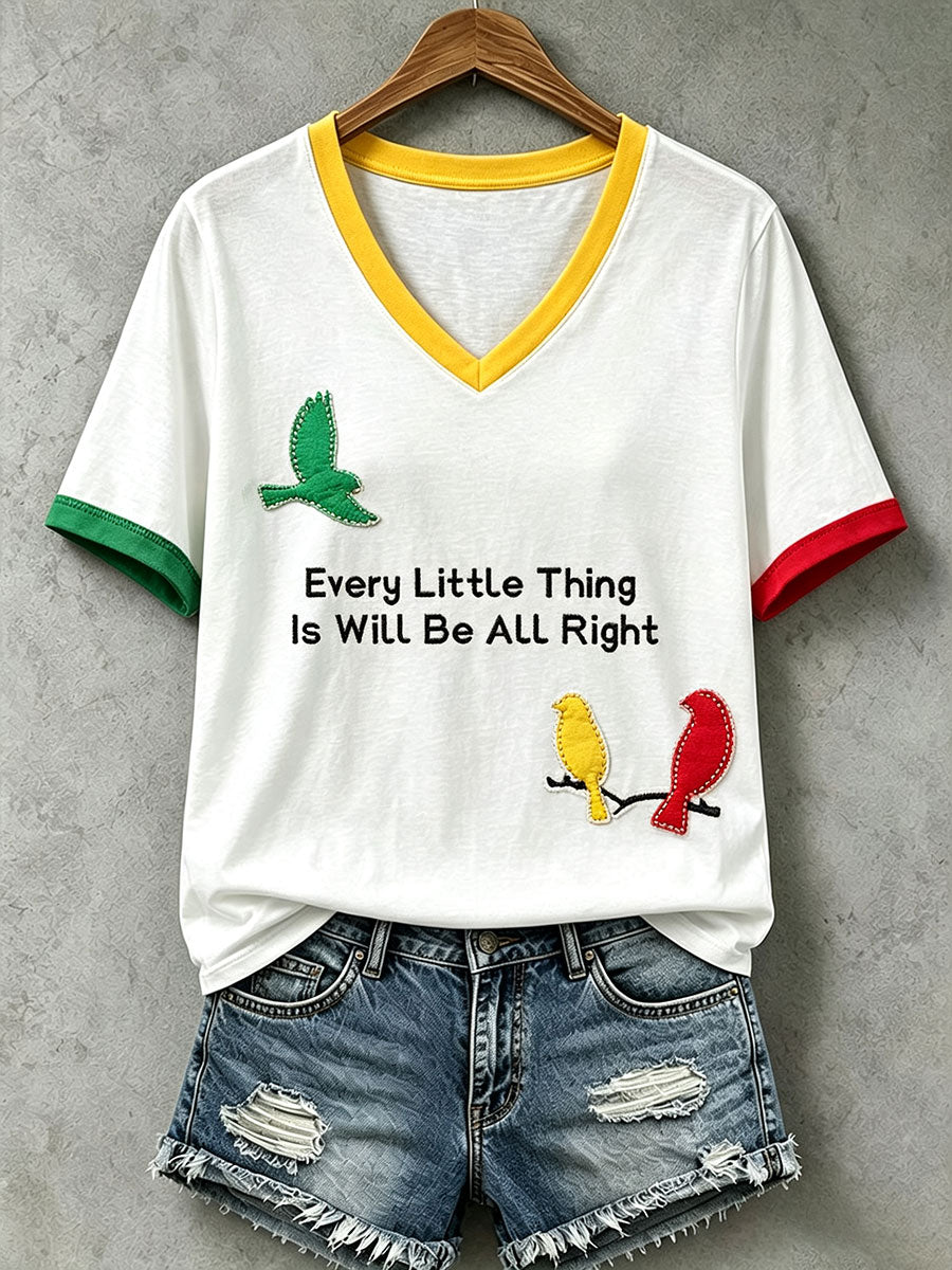 T-shirt pour femmes «Tout va bien se passer»