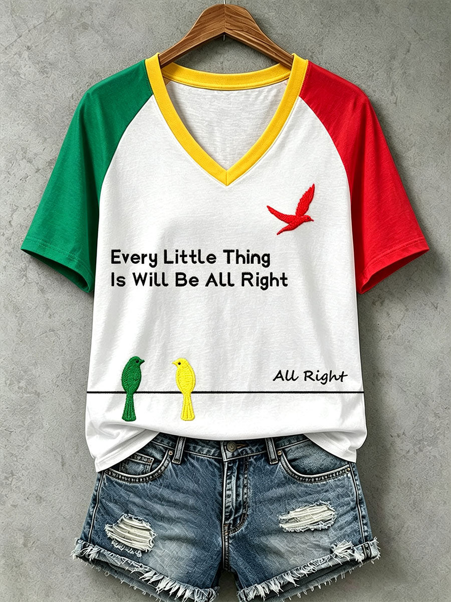 T-shirt pour femmes «Tout va bien se passer»