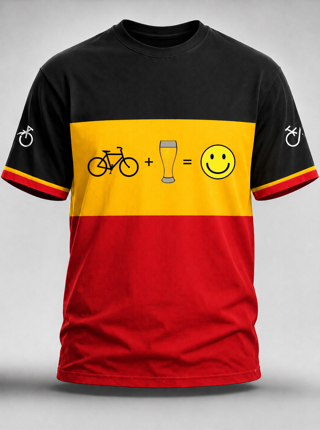 T-shirt homme Belge de cyclo-cross, imprimé vintage, à la mode, ample à manches courtes