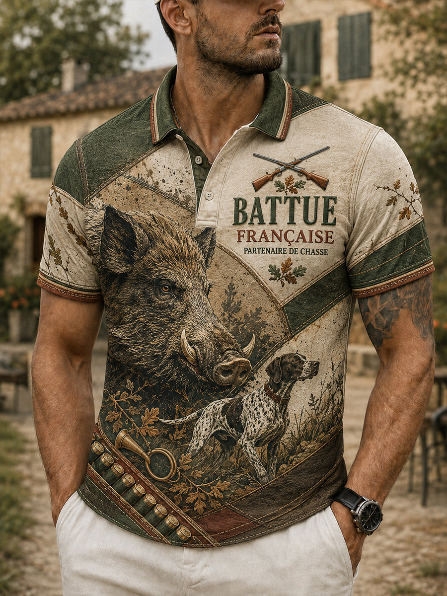 Chemise à manches courtes French Hunting Season Homme