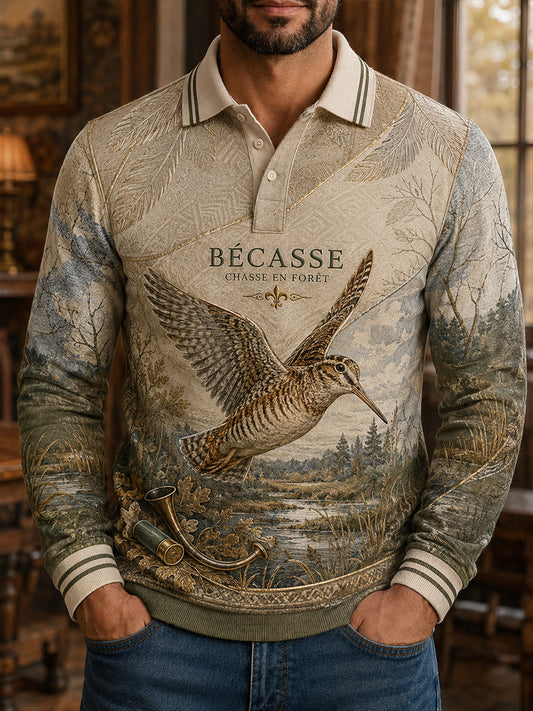 Chemise à manches longues French Hunting Season Homme
