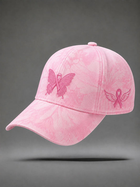 Chapeau unisexe à imprimé animalier pour la prévention du cancer du sein