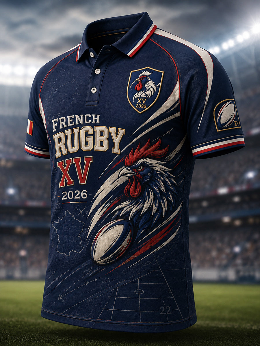 T-shirt à manches courtes French Rugby Homme