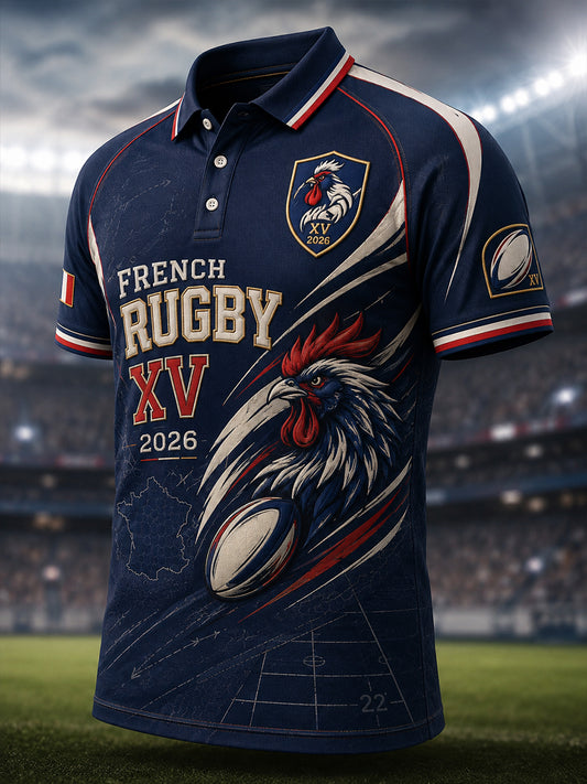 T-shirt à manches courtes French Rugby Homme