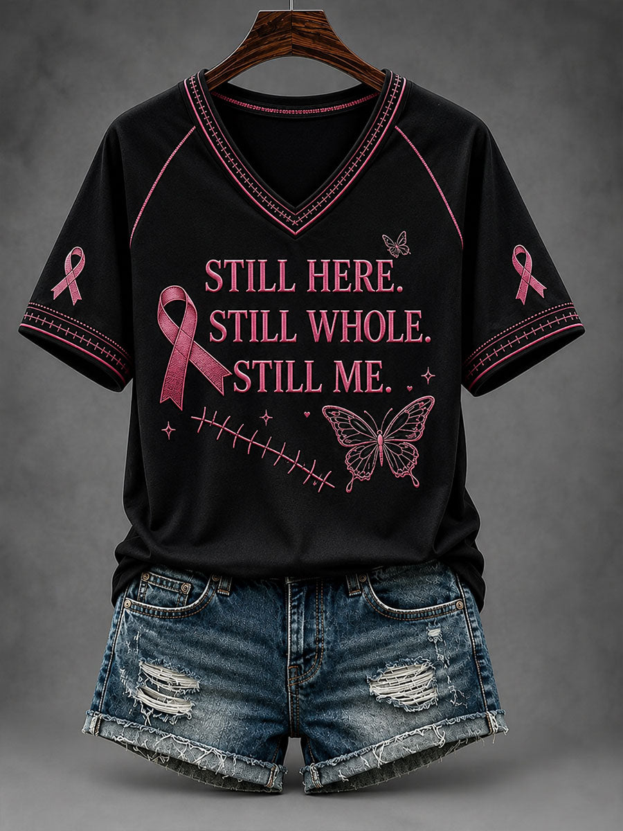 T-shirt Still Here Still Whole Still Me Femme