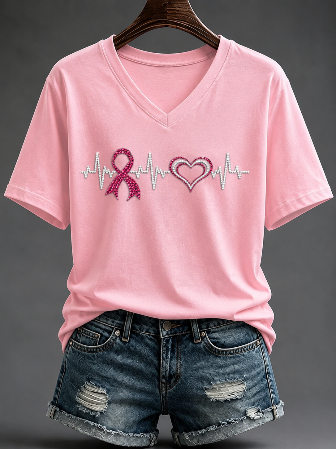 T-shirt à manches courtes Breast Cancer Femme