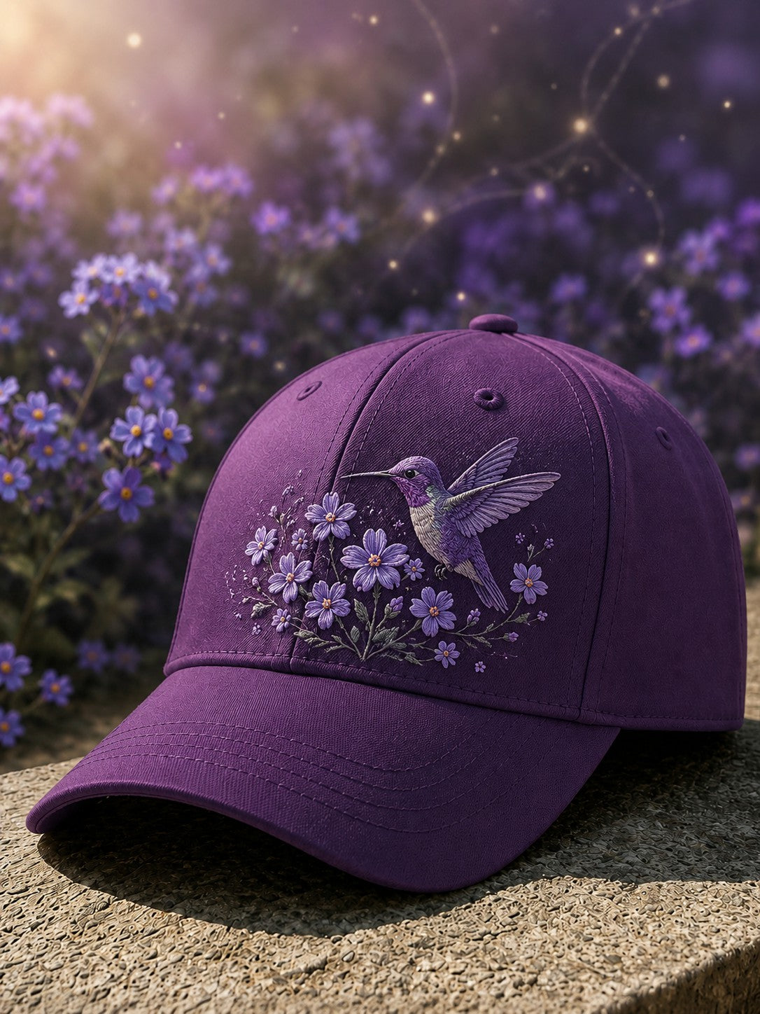 Chapeau aux fleurs de la maladie d’Alzheimer