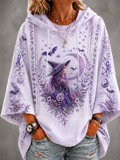 Chandail à capuchon à manches courtes Alzheimer's Awareness Femme
