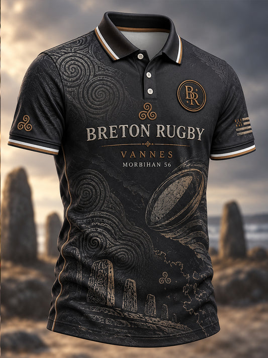 T-shirt manches courtes pour hommes, fan de rugby du, style français