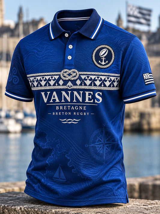 T-shirt manches courtes pour hommes, fan de rugby du, style français