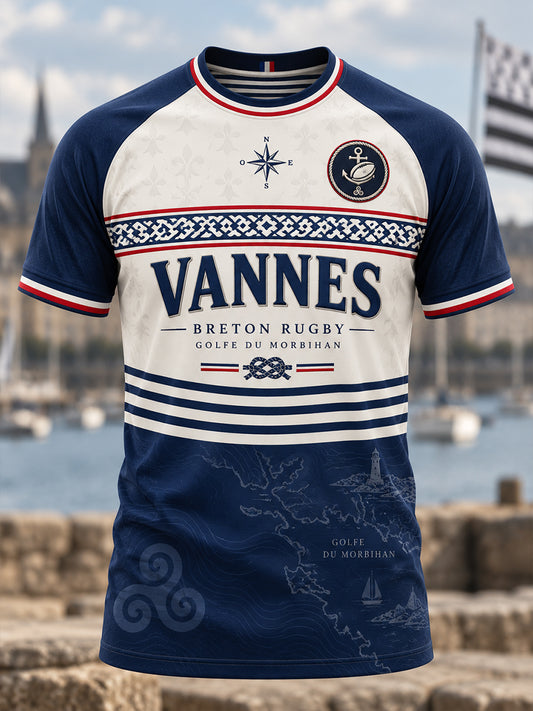T-shirt manches courtes pour hommes, fan du, équipe de rugby française