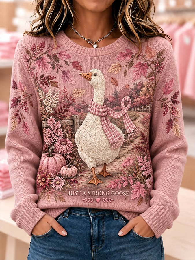 Pull à manches longues pour femmes contre le cancer du sein