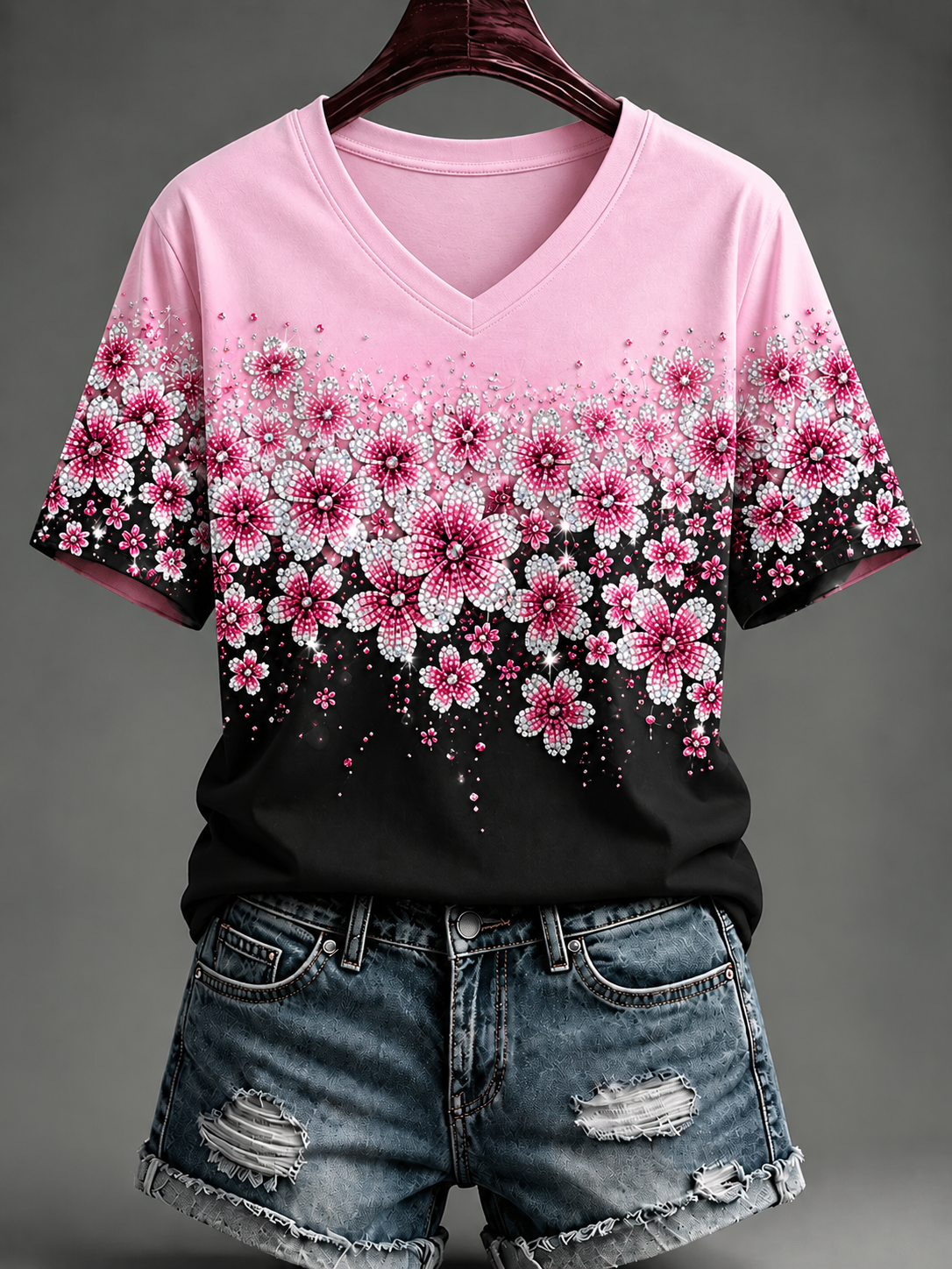 T-shirt à manches courtes Breast Cancer Femme