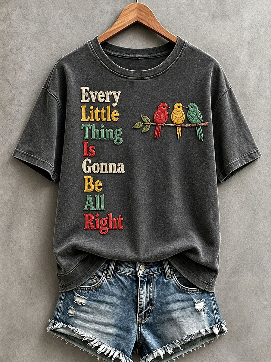 T-shirt pour femmes «Tout va bien se passer»
