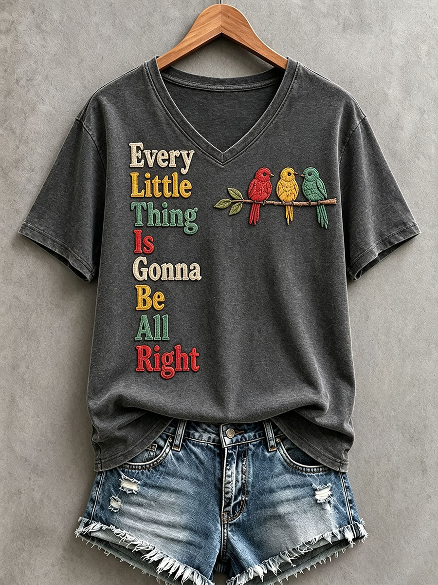 T-shirt pour femmes «Tout va bien se passer»