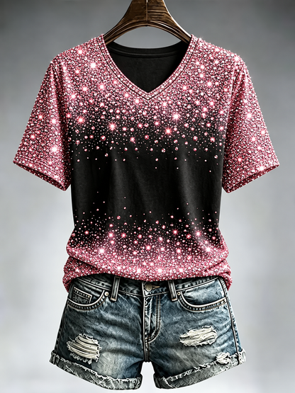 T-shirt à manches courtes pour le cancer du sein chez la femme
