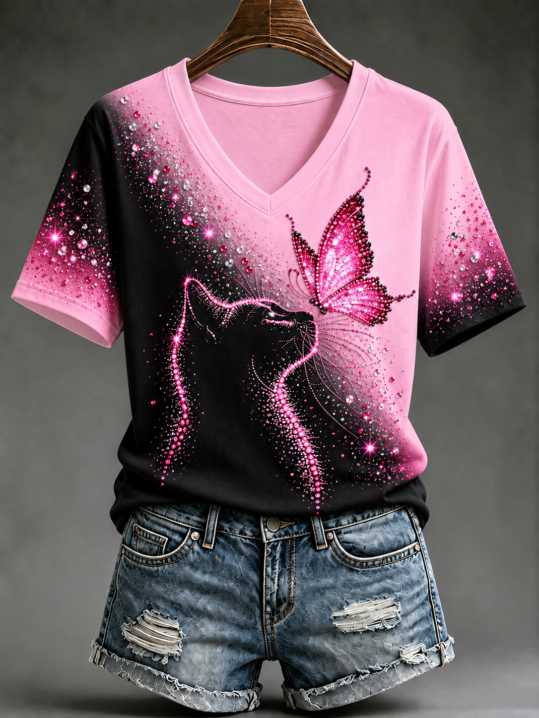 T-shirt à manches courtes pour le cancer du sein chez la femme
