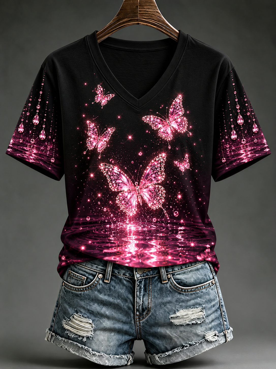 T-shirt à manches courtes pour le cancer du sein chez la femme