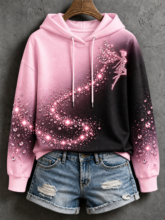 Sweat à capuche avec cordon de serrage pour le cancer du sein chez la femme